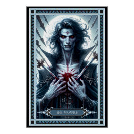 De Vampire Tarot Kaart Perfect Poster