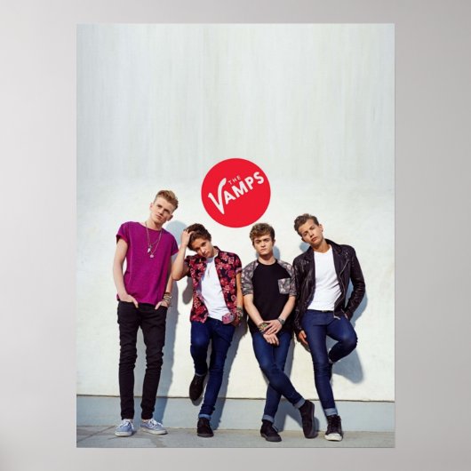 De Vamps Poster (Voorkant)