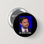 De Vance Blik - Grappige Jd Vance Ronde Button 5,7 Cm (Voorkant /achterkant)