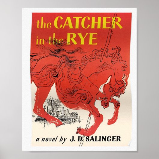 DE VANGER IN DE RYE DOOR J.D. SALINGER POSTER (Voorkant)