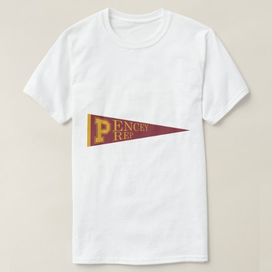 De vanger in de Rye Pencey Prep T-shirt (Design voorkant)