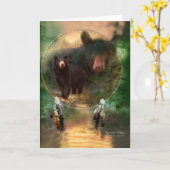 De Vanger van de droom - Geest van het Beer Kaart (Gele Bloem)