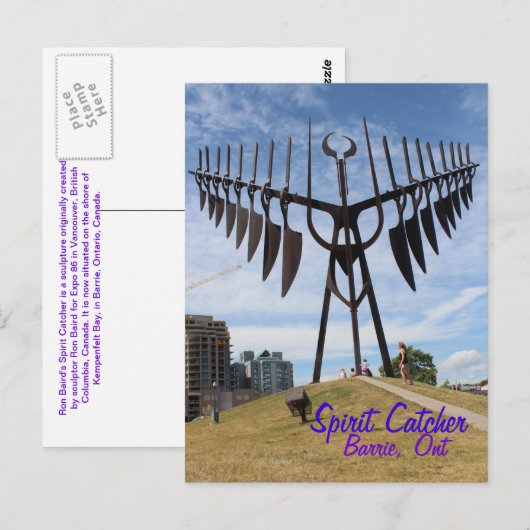 De Vanger van de geest Briefkaart (Voorkant / Achterkant)