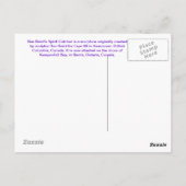 De Vanger van de geest Briefkaart (Achterkant)