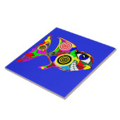 De vangst ik als je kunt filmen tegeltje (Zijkant)