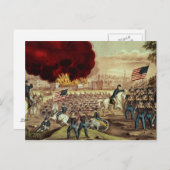 De vangst van Atlanta door het Leger van de Unie Briefkaart (Voorkant / Achterkant)