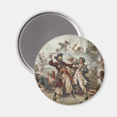 De vangst van Blackbeard Magneet (Voorkant / Achterkant)