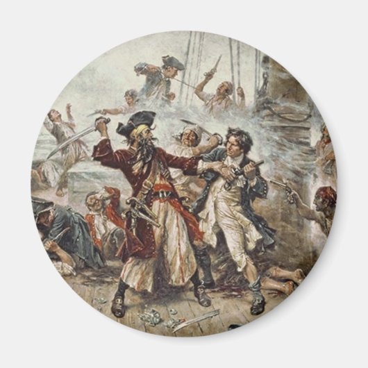 De vangst van Blackbeard Magneet (Voorkant)