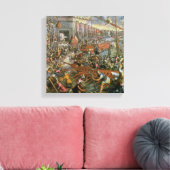 De vangst van Constantinopel in 1204 (olie op het Canvas Afdruk (Insitu (Woonkamer))
