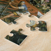 De vangst van Constantinopel in 1204 (olie op het Legpuzzel (Zijkant)