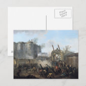 De vangst van de Bastille, 14 juli 1789 Briefkaart (Voorkant / Achterkant)