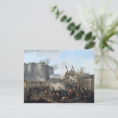 De vangst van de Bastille, 14 juli 1789 Briefkaart (Staand voorkant)