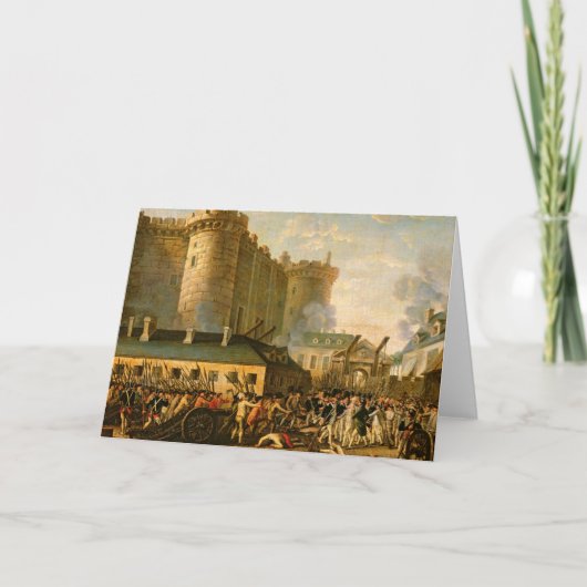 De vangst van de Bastille, 14 juli 1789 Kaart (Voorkant)