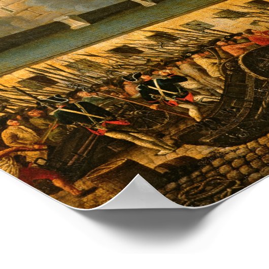 De vangst van de Bastille, 14 juli 1789 Poster (Hoek)