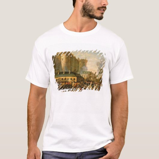 De vangst van de Bastille, 14 juli 1789 T-shirt (Voorkant)