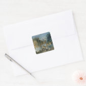 De vangst van de Bastille, 14 juli 1789 Vierkante Sticker (Envelop)