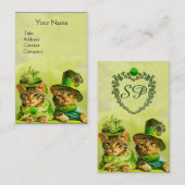 DE VANGST VAN DE OUDE FUNNY FASHION ST.PATRICK, HA VISITEKAARTJE (Voorkant / Achterkant)