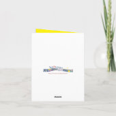 De Vangst van de verjaardag Elke het Glanzen Wens Kaart (Achterkant)