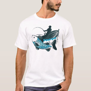 De vangst van de visser - De vreugde van het visse T-shirt