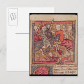 De vangst van Ferdinand van Portugal graaf Briefkaart (Voorkant / Achterkant)