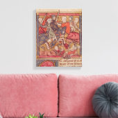 De vangst van Ferdinand van Portugal graaf Canvas Afdruk (Insitu (Woonkamer))
