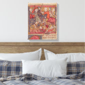 De vangst van Ferdinand van Portugal graaf Canvas Afdruk (Insitu (Slaapkamer))