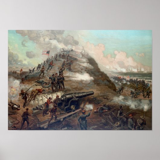 De vangst van fort Fisher Poster (Voorkant)