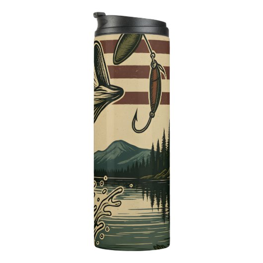 De vangst van Patriotic Angler Thermosbeker (Geroteerd rechts)