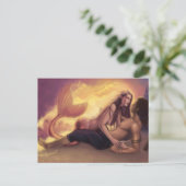 De vangst van Siren Briefkaart (Staand voorkant)