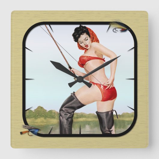 De vangst van vandaag Vist het meisje op Vierkante Klok (Voorkant)