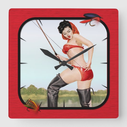 De vangst van vandaag Vist het meisje op Vierkante Klok (Voorkant)