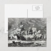 De Vanguard onder Sir William Winter Briefkaart (Voorkant / Achterkant)