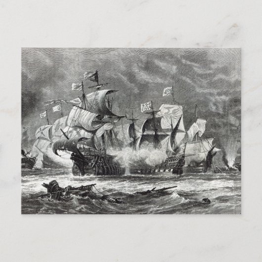 De Vanguard onder Sir William Winter Briefkaart (Voorkant)