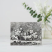 De Vanguard onder Sir William Winter Briefkaart (Staand voorkant)