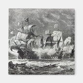 De Vanguard onder Sir William Winter Magneet (Voorkant)