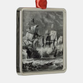 De Vanguard onder Sir William Winter Metalen Ornament (Rechts)