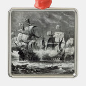 De Vanguard onder Sir William Winter Metalen Ornament (Voorkant)