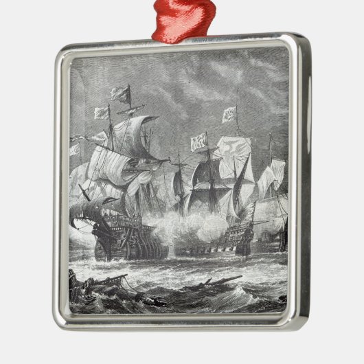 De Vanguard onder Sir William Winter Metalen Ornament (Links)