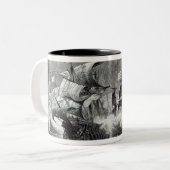 De Vanguard onder Sir William Winter Tweekleurige Koffiemok (Voorkant links)