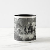 De Vanguard onder Sir William Winter Tweekleurige Koffiemok (Center)