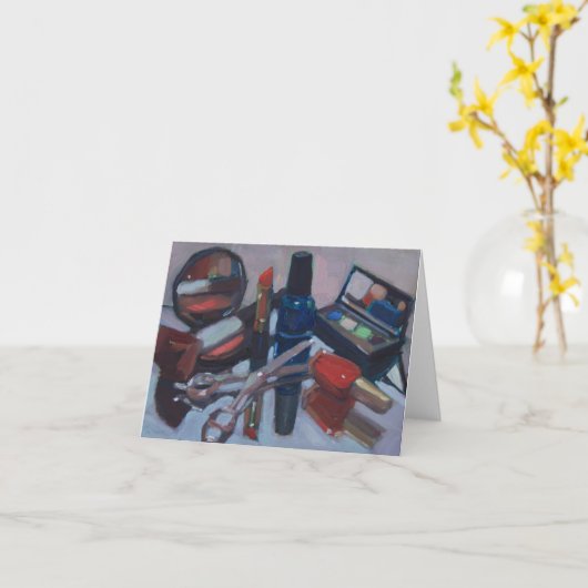 De Vanity Note-Kaart van MollyKay Kaart (Gele Bloem)