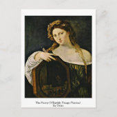 De Vanity of Aardthly Duithalen (Vanitas) van Titi Briefkaart (Voorkant)