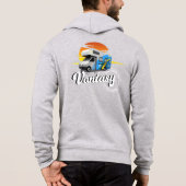 De Vantacy Leven van Camper mannen | Hoodie met vo (Achterkant)