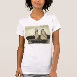 De varende T-shirt van het Schip