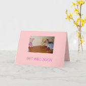 de varkens griep, WORDT GOED SPOEDIG Kaart (Gele Bloem)