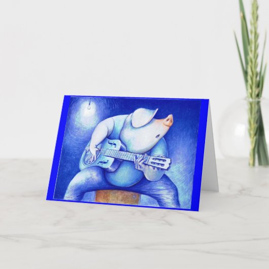 De varkens Kaart van Blauw (Voorkant)