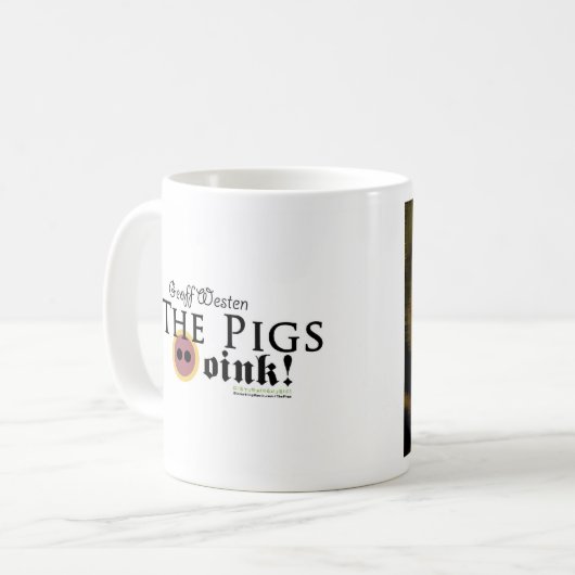 De varkens - OINK! Mok (Voorkant links)