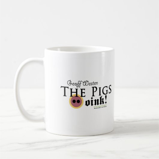 De varkens - OINK! Mok (Links)