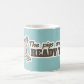 De varkens zijn opgeruimd klaar om een leuke mok t (Center)