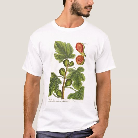 De varkensboom, bord 125 uit 'A Curious Herbal', b T-shirt (Voorkant)